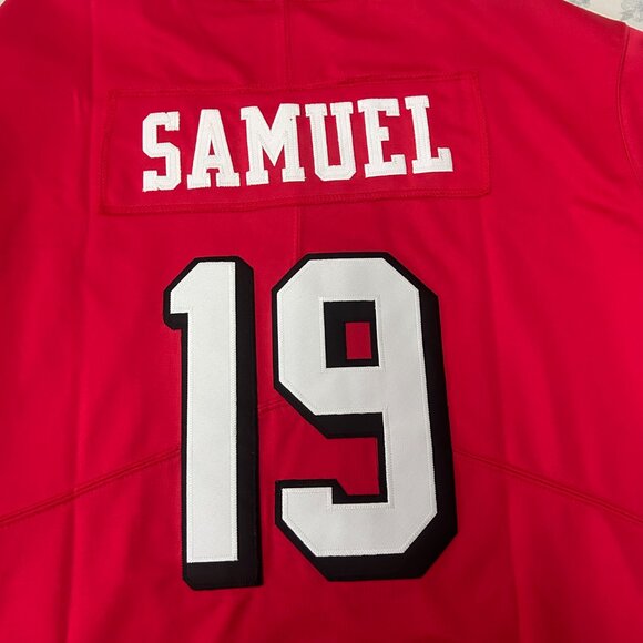 NFL San Francisco 49ers Deebo Samuel #19 Scarlet Player Jersey - Picture 3 of 8